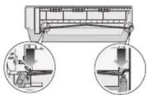 SAMSUNG AR18JQFNBWKNMG - Changing direction of the drain hose - 1