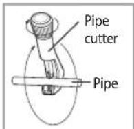 SAMSUNG AR18JQFNBWKNMG - Cutting or extending the pipe - 2