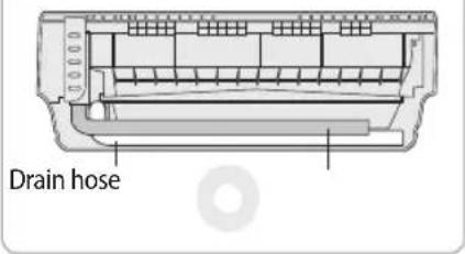 SAMSUNG AR18JQFNBWKNMG - Installing and connecting the drain hose of the indoor unit - 4