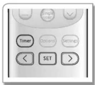 SAMSUNG AR18JQFNBWKNMG - Setting the On timer - 1