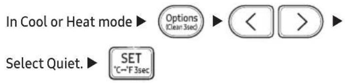 SAMSUNG AR09BXGYCWKXSA - Quiet function - 1
