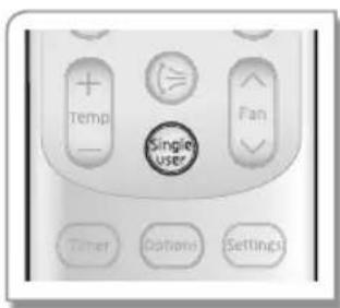 SAMSUNG AR18JQFNEWK/MG - Using the Single User function - 1