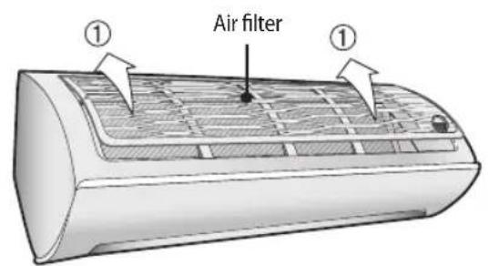 SAMSUNG AR18JQFNEWK/MG - Reassembling the Air filter - 1