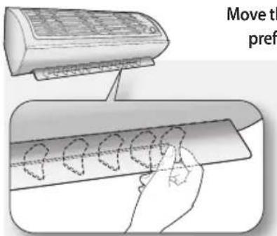 SAMSUNG AR18JQFNEWK/MG - Horizontal air flow - 1