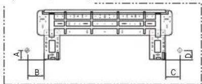SAMSUNG AR18JQFNEWK/MG - Fixing the installation plate - 5