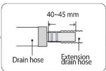 SAMSUNG AR18JQFNEWK/MG - Drain hose installation - 4