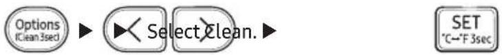SAMSUNG AR09AXAABWKNSA - Deactivating Auto clean - 1