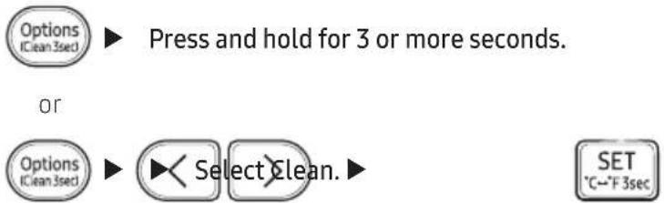 SAMSUNG AR09AXAABWKNSA - Canceling Auto clean - 1