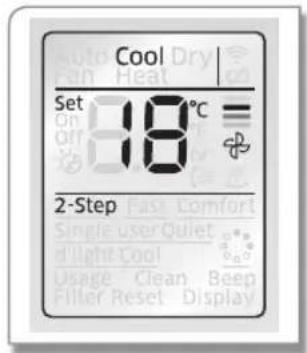 SAMSUNG AR24HSFSDWKNJO - 2-Step cooling function - 2