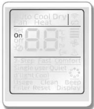 SAMSUNG AR18HSFSDWK/JO - Setting the On timer - 2
