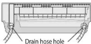 SAMSUNG AR18HSFSDWK/JO - Drain hose installation - 2