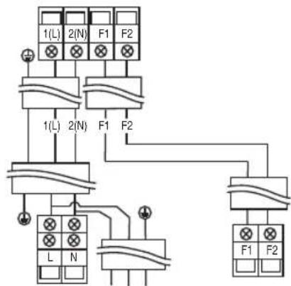 SAMSUNG AR18HSFSDWK/JO - Connecting the assembly cable - 5