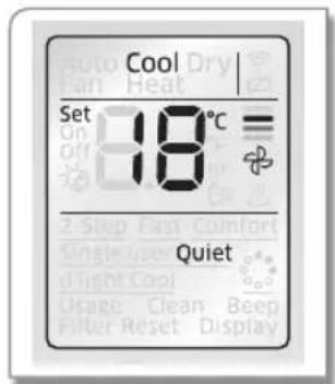 SAMSUNG AR18HSFSDWK/JO - Using the Quiet function - 2
