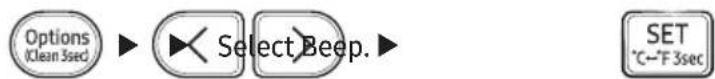 SAMSUNG AR24BXGYCWKXSA - Beep function - 2