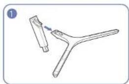 SAMSUNG C24RG50FZW - Attaching the Stand - 2