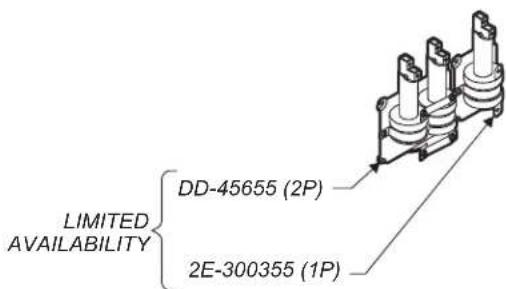 LIMITED AVAILABILITY DD-45655 (2P) 2E-300355 (1P)