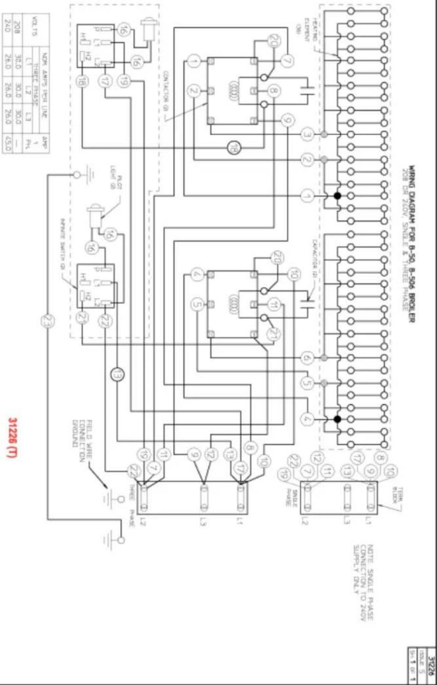 Wells B446 - WIRING DIAGRAM: B406 - 1
