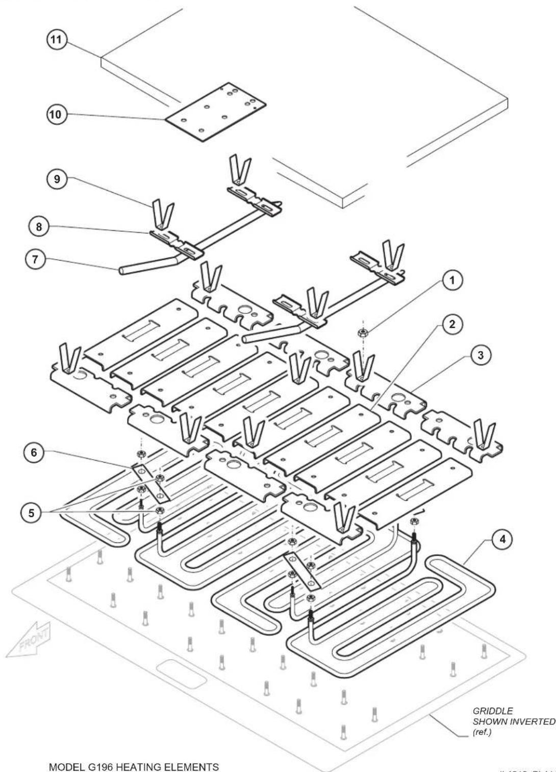 Wells G606 - PARTS LIST: G136 - 1