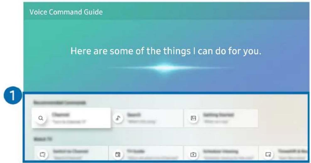 SAMSUNG The Frame UA55LS03NAS - Learning about Voice Command Guide - 1