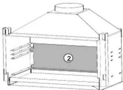 Escea EW5000 - F1 Placement of Interior Parts - 3