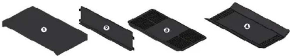 Escea EW5000 - F1 Placement of Interior Parts - 1