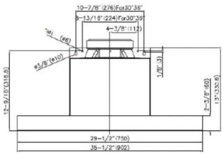 Kucht KRH4801U - Ceiling pipe - 10