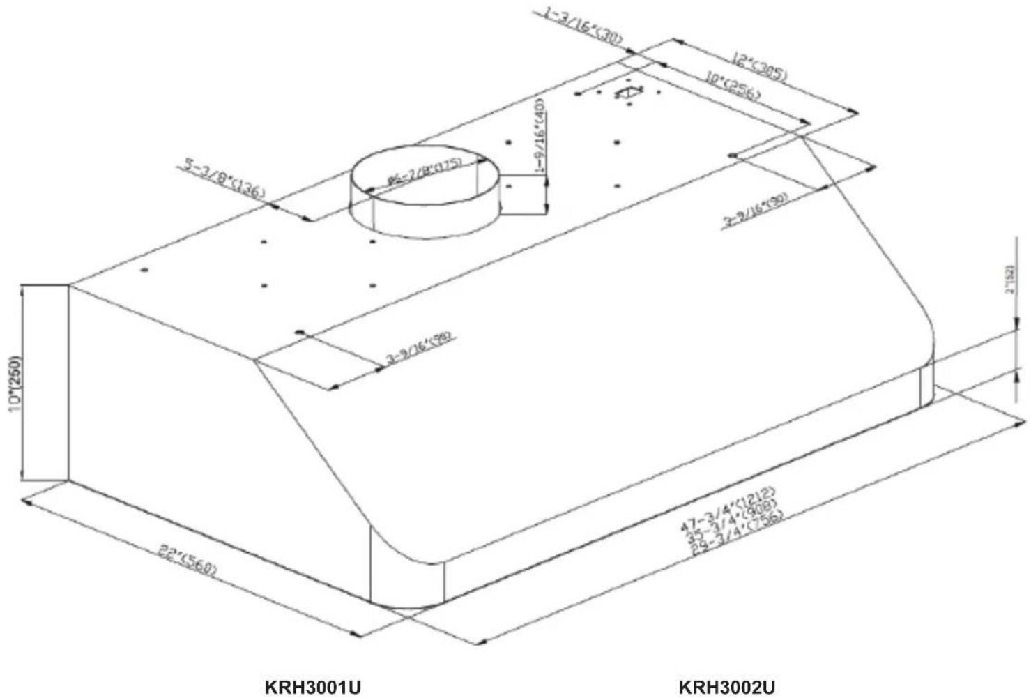 Kucht KRH4801U - Ceiling pipe - 18