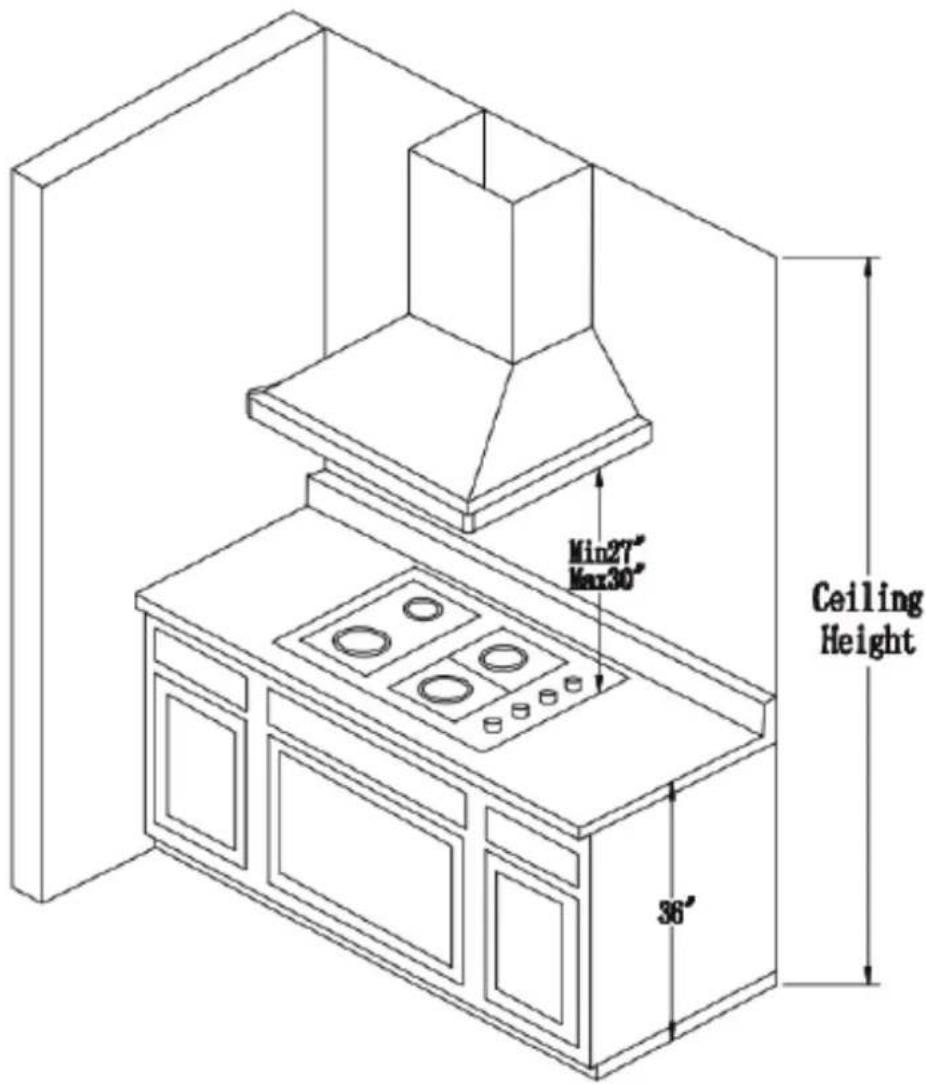 Kucht KRH4801U - Examples and positioning possibilities ducts - 6