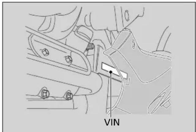 Honda Abs Wing (2013) - Vehicle Identification Number - 1
