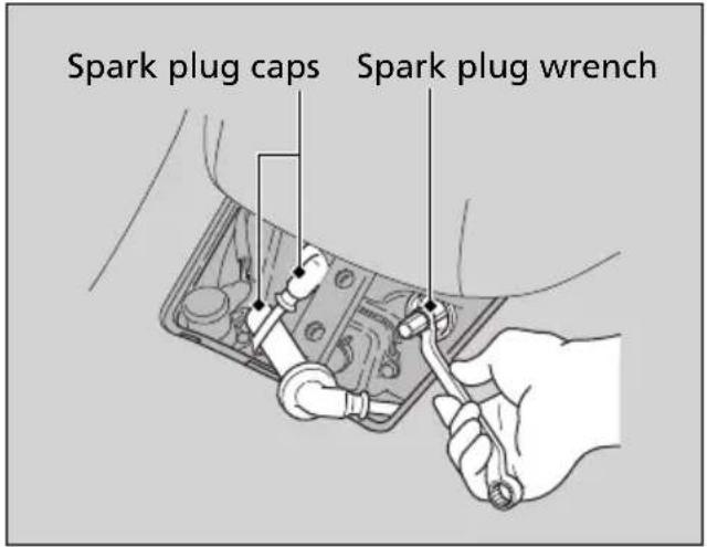 Honda Abs Wing (2013) - Spark Plugs ▶ Changing Spark Plug - 1