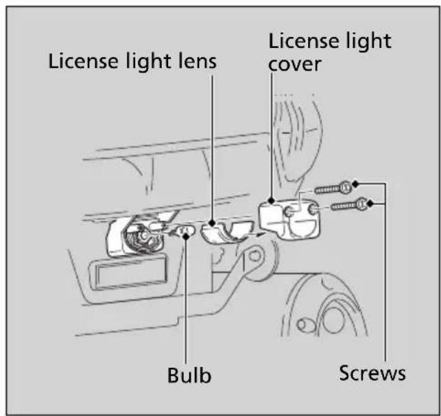 Honda Abs Wing (2013) - License Plate Light Bulb - 1