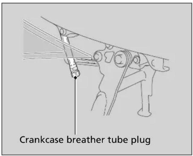 Honda Abs Wing (2013) - Draining Crankcase Breather - 1