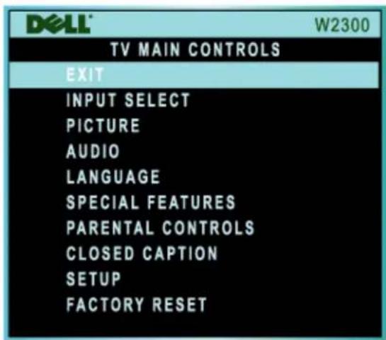 DELL W2300 - TV Mode - 1