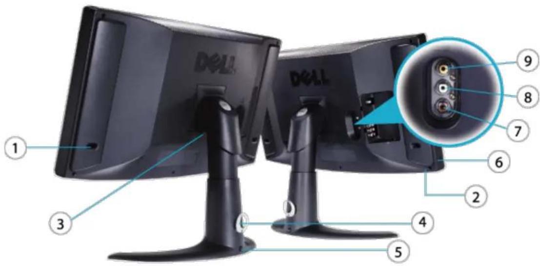 DELL W2300 - Front View: Dell™ W2300 LCD TV User's Guide - 2