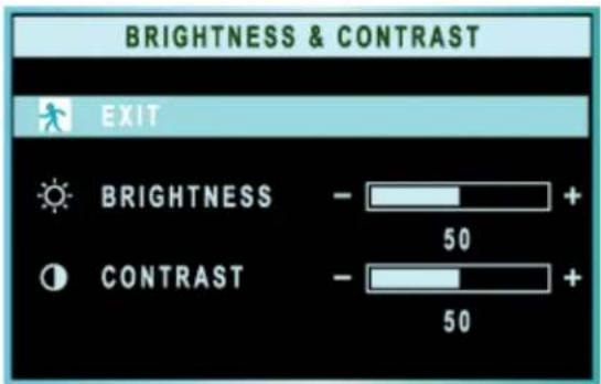DELL W2300 - BRIGHTNESS/CONTRAST : - 1