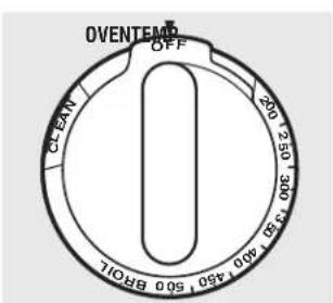 GE EGR3000ELBB - Oven Temperature Knob (on some models) - 1