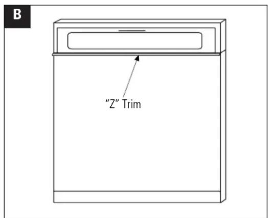 GE GPF425B - INSTALL DOOR PANEL TRIM AND CUSTOM PANEL - 2