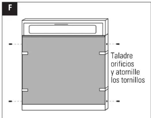 GE GPF425B - INSTALE LAS MOLDURAS DEL PANEL DE PUERTA Y EL PANEL PERSONALIZADO - 6