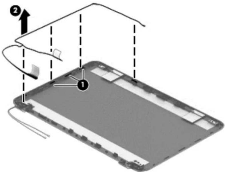 HP 15-AC010NR - Display assembly - 12