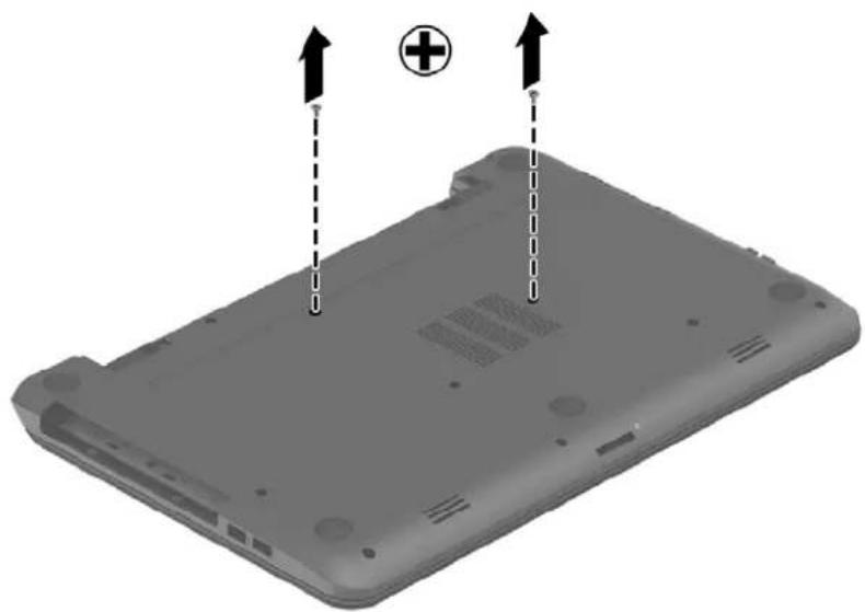 HP 15-AC010NR - Display subcomponents (bezel, webcam, panel) - 7