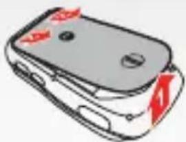 MOTOROLA V860 - Installing the battery - 2