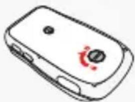 MOTOROLA V860 - Installing the battery - 6