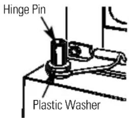 HOTPOINT CTX18CYBLAA - Rehang the Fresh Food Door - 2