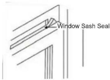 Element EWR08BE - Install Window Sash Seal and Safety Lock - 1