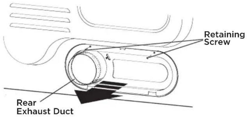 Retaining Screw Rear Exhaust Duct