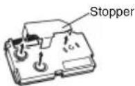CASIO KL-G2TC - Loading a Tape Cartridge - 2