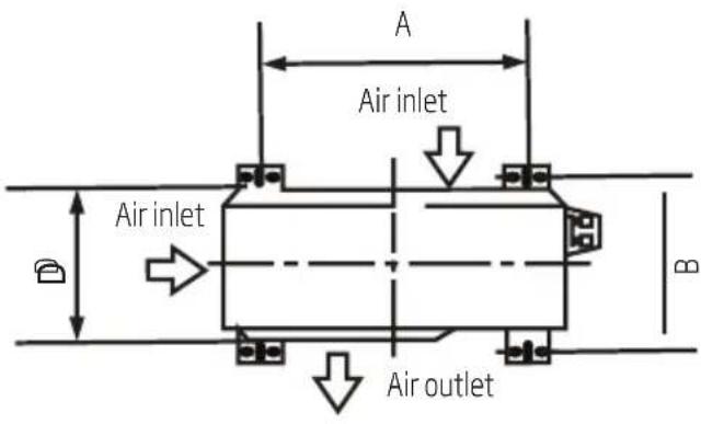 BEKO BSVOG 241 - Unit mounting dimensions - 1