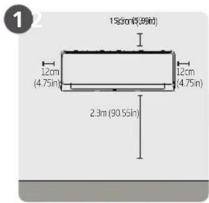 BEKO BSVOG 241 - Installation summary - indoor unit - 1