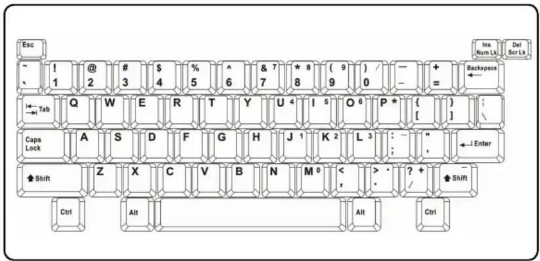 MSI PR320002CA - Typewriter Keys - 1