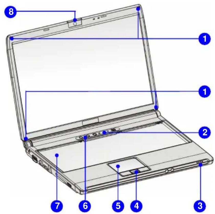 MSI PR320002CA - Top-open View - 1